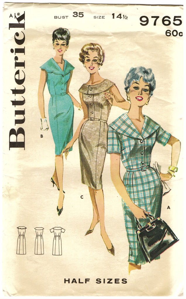 Butterick 9765 Party Dress Sewing Pattern - Hoglumps