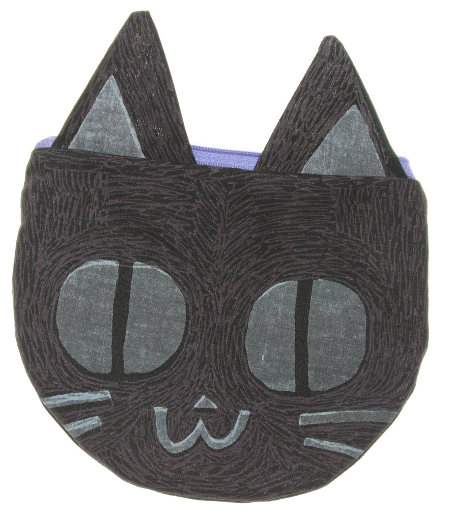 Ghost Black Kitty Pouch - Hoglumps