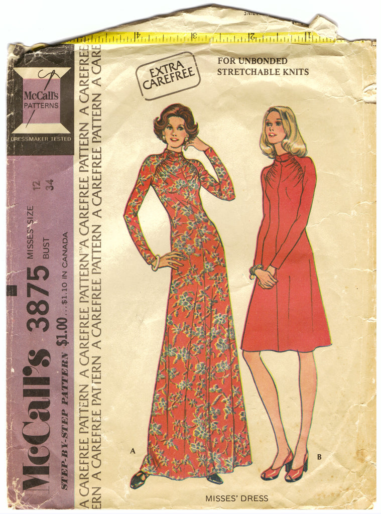 McCalls 3875 Dress Sewing Pattern - Hoglumps