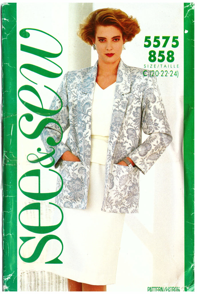 See & Sew 5575 858 Sewing Pattern - Hoglumps