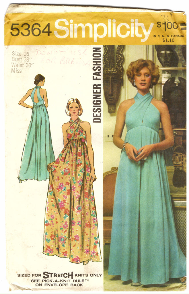 Simplicity 5364 Dress Sewing Pattern - Hoglumps