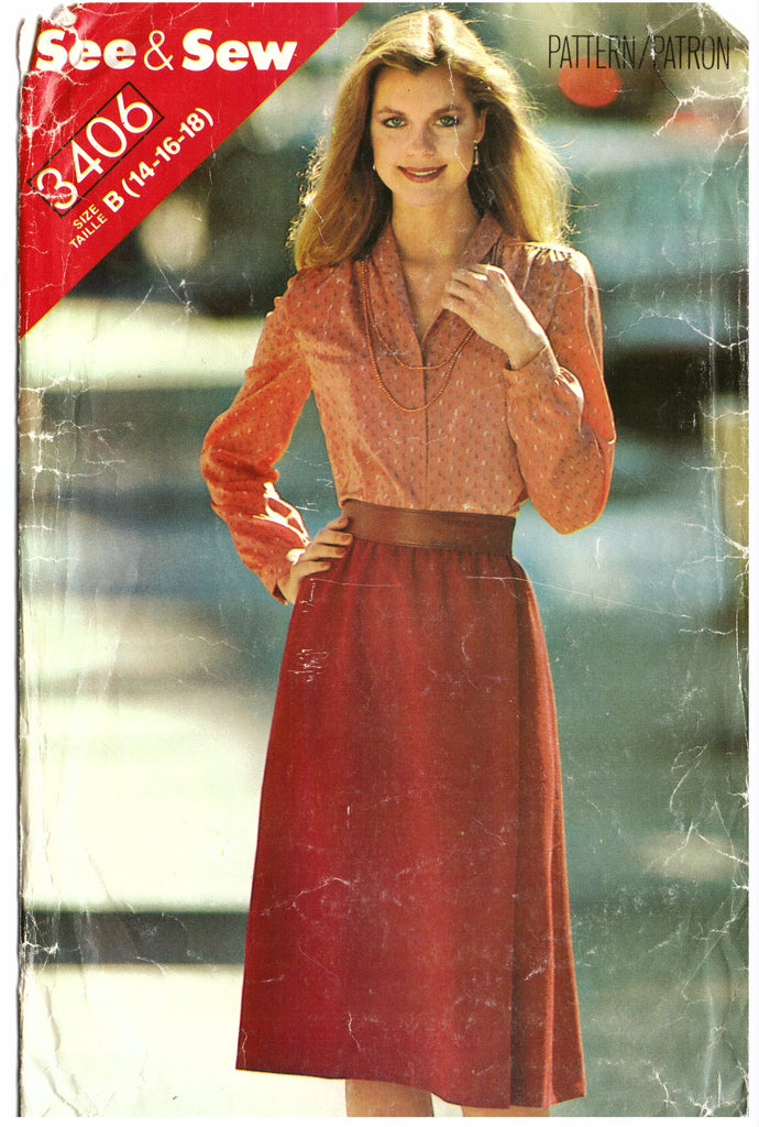 See & Sew 3406 Two Piece Sewing Pattern - Hoglumps