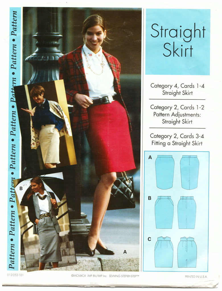 Straight Skirt Sewing Pattern - Hoglumps