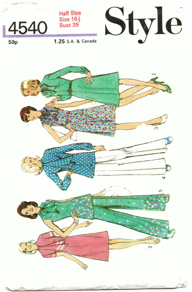 Style 4540 Outfit Sewing Pattern - Hoglumps