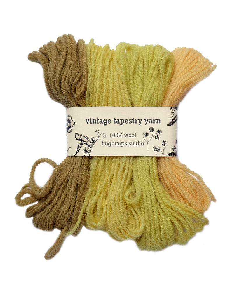 Yellow - Vintage Tapestry Yarn Pack - Hoglumps